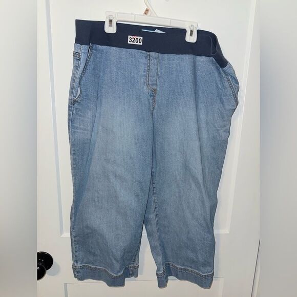 ANNCUNCEMENTS BRAND WOMENS MATERNITY CAPRIS - Picture 1 of 6